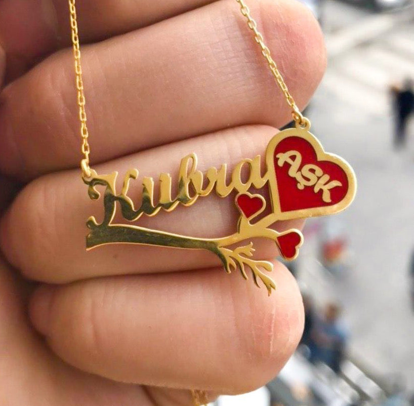 Aşk Çiçeği Kolye - Forse Zincir