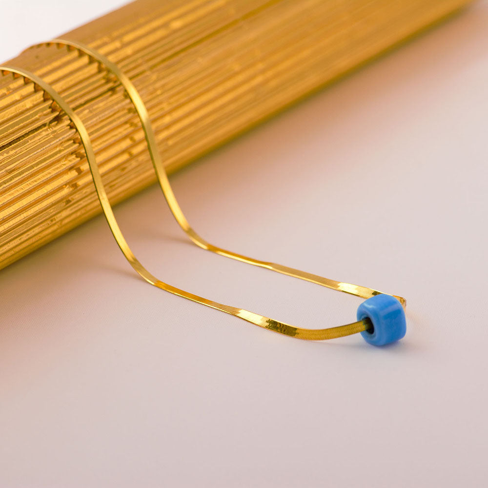 Boncuklu İtalyan Yassı Zincir