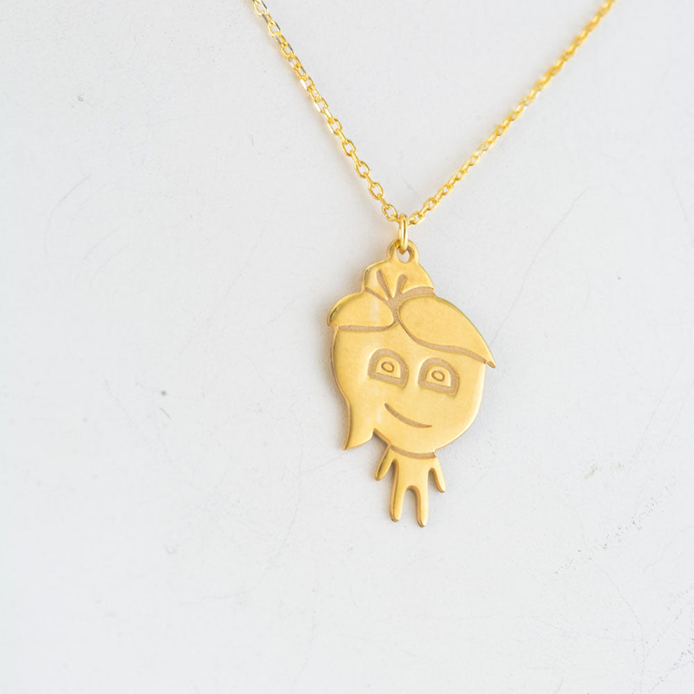 Çizgi Film Karakteri Su Kolye - Forse Zincirli