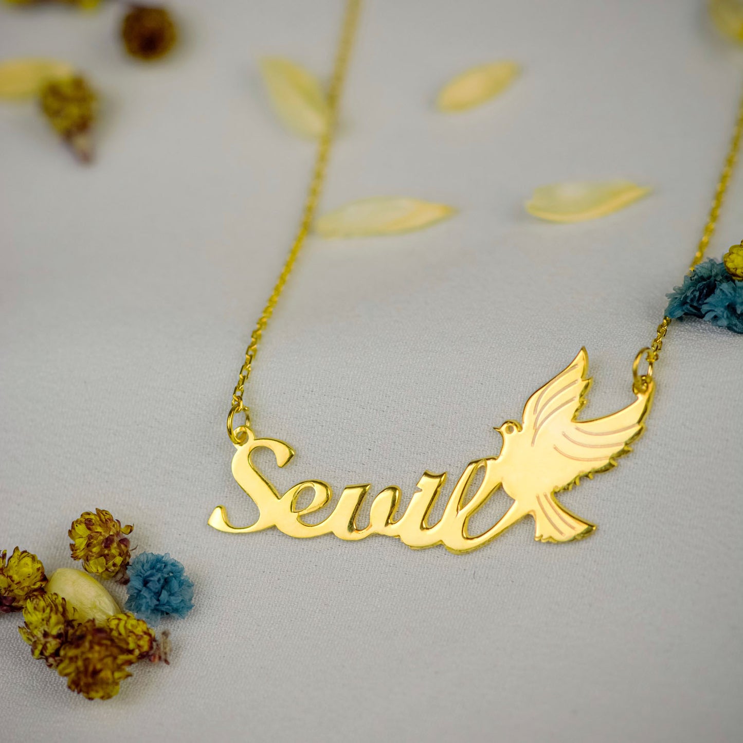 Güvercin Kalp Kolye - Forse Zincirli