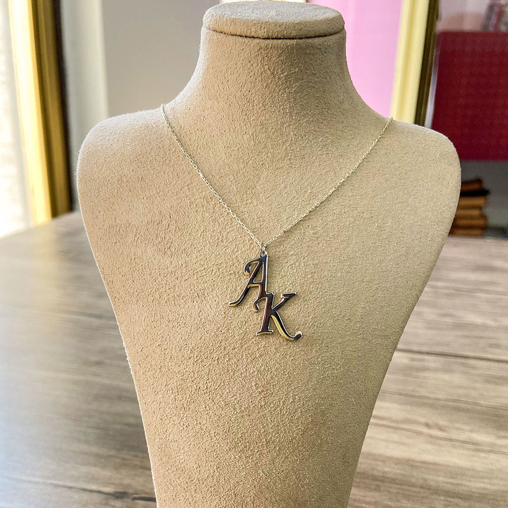 İki Harfli Kolye - Forse Zincirli