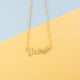 İsimli Yıldız Kolye - Burgu Zincirli