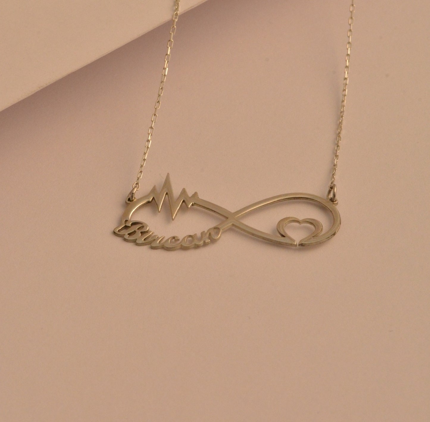 Ritim Kalp Sonsuzluk Kolye - Forse Zincirli