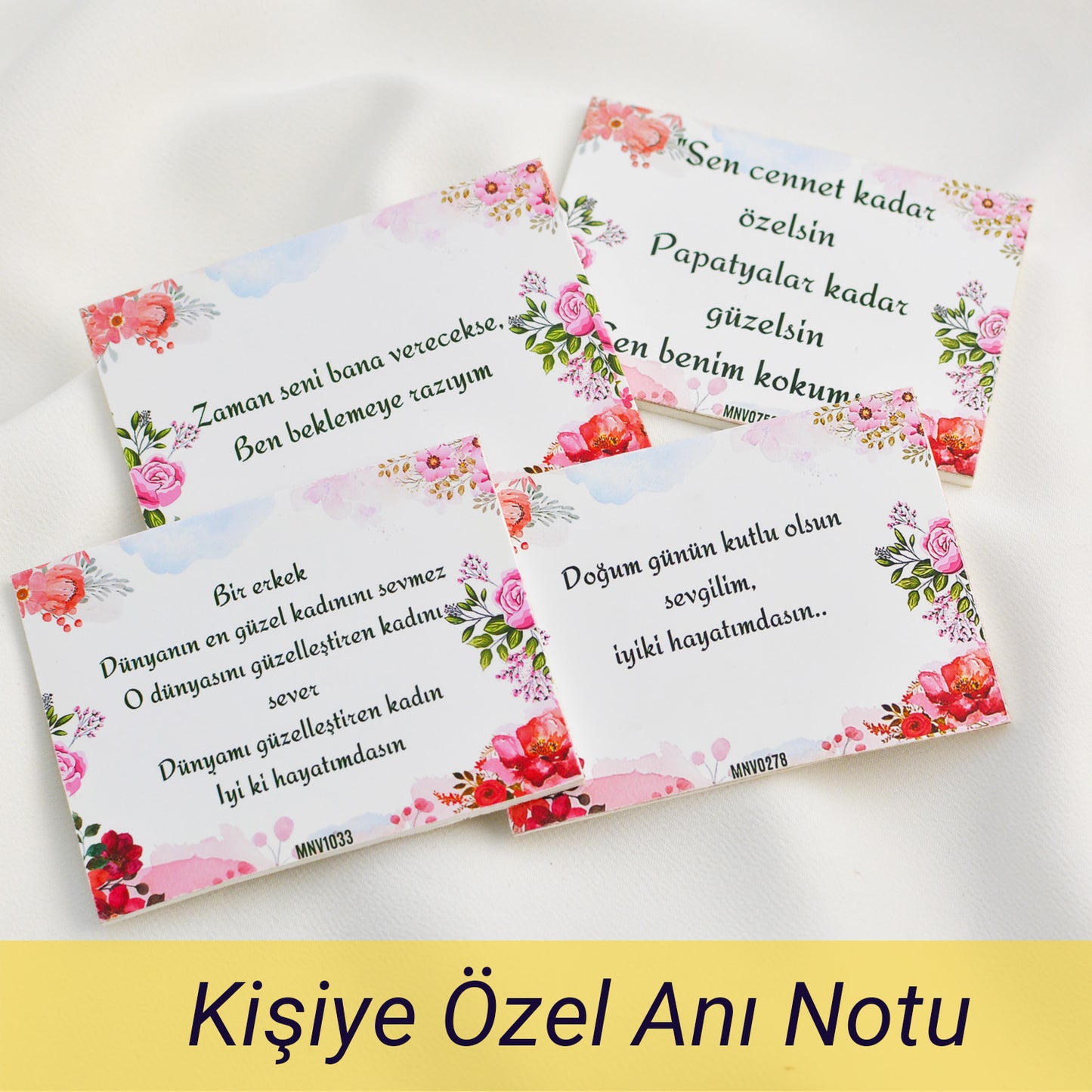 Ahşap Hediye Takı Kutusu & Anı Notu